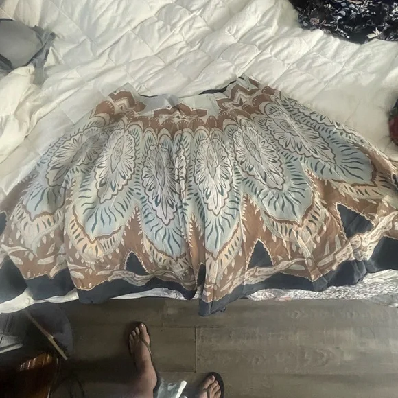 Bohemian Patterned Skirt - Multicolor - Picture 6 of 8